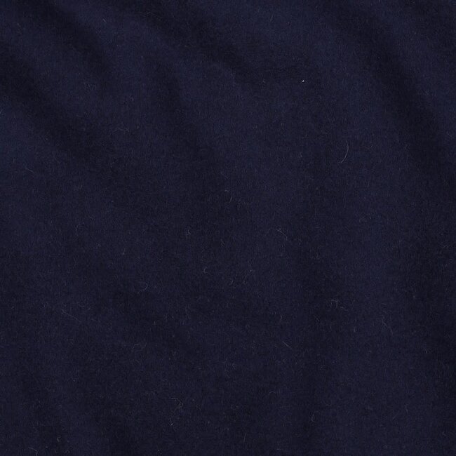 Katoen fleece gots - navy