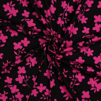 Pommé Rosella stretch - neon pink flower