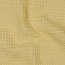 Wafelstof - zacht geel