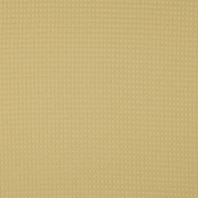 Wafelstof - zacht geel
