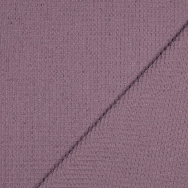 Wafelstof - old purple