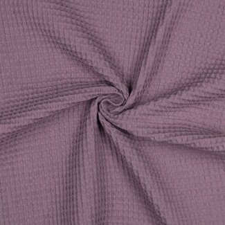 Wafelstof - old purple