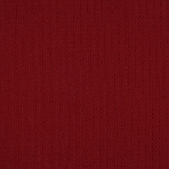 Wafelstof - bordeaux