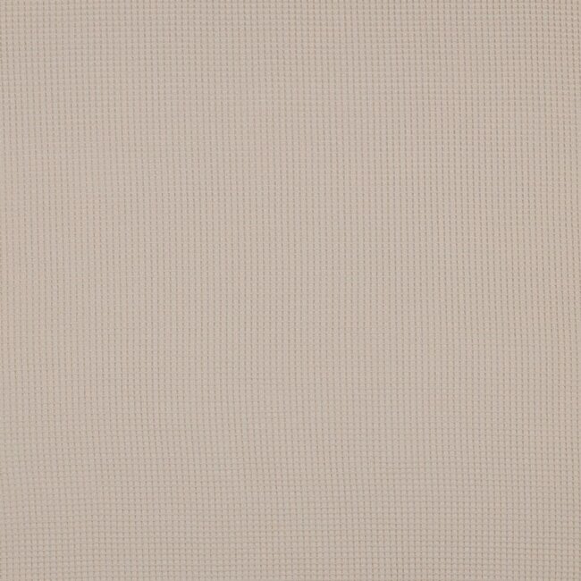Wafeljersey bio - light sand