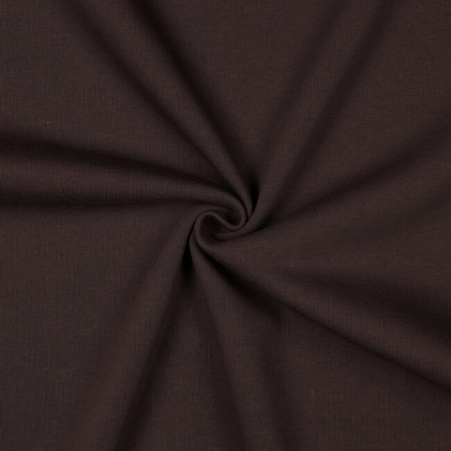Sweaterstof - dark brown