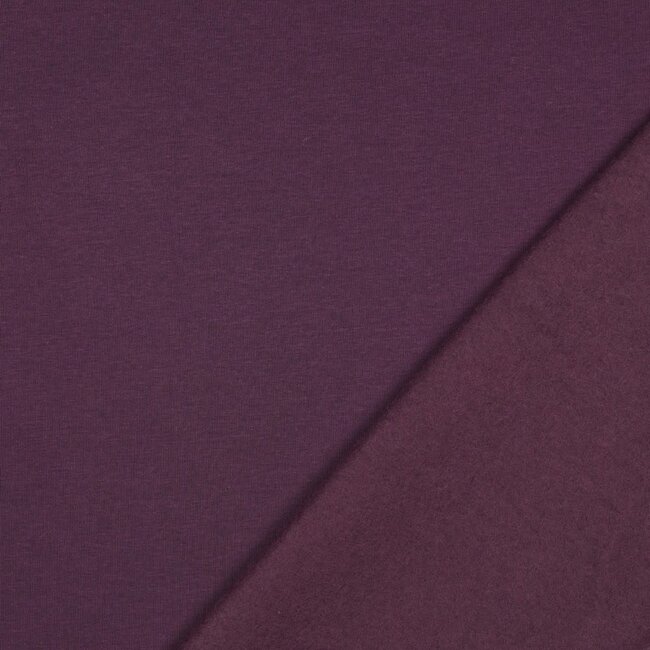 Sweaterstof - dark purple