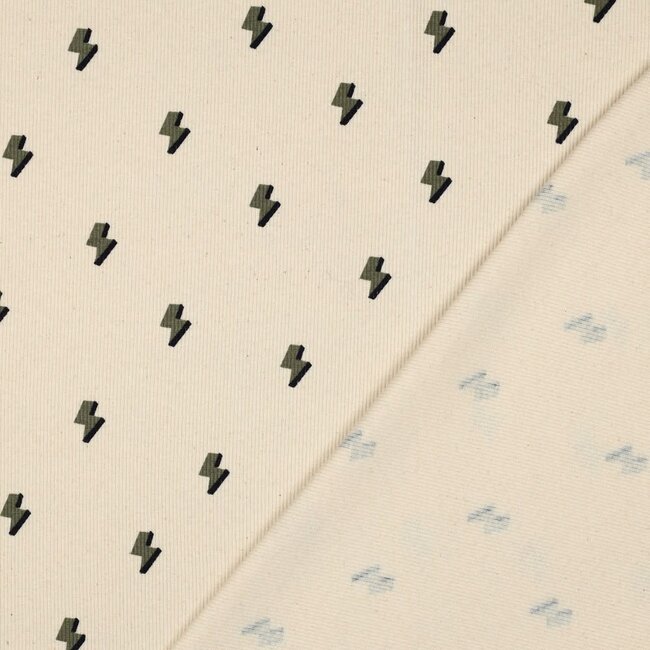 Rib jersey gots - natural lightning