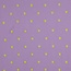 Embroidery neon hearts lavender - double gauze