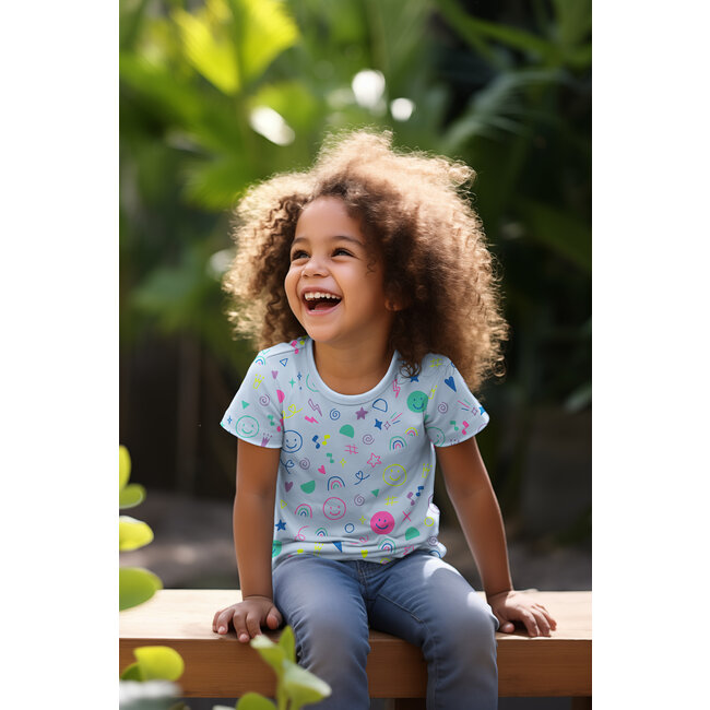 Neon doodles - jersey