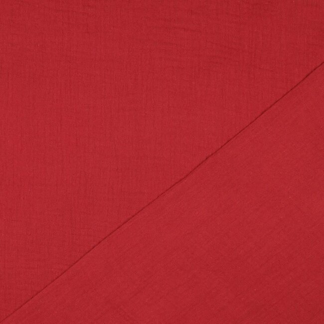 Double gauze - bordeaux