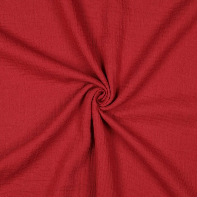 Double gauze - bordeaux