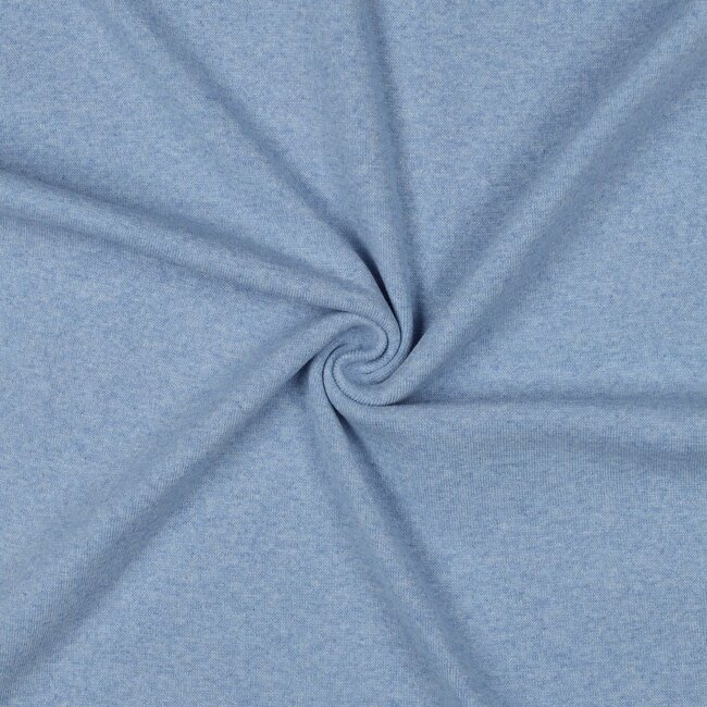 Boordstof  - blue melange