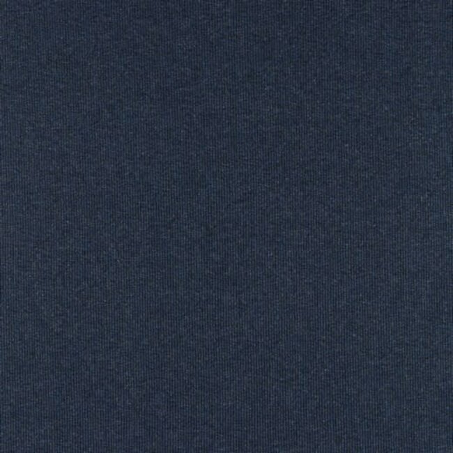 Boordstof rib - navy melange