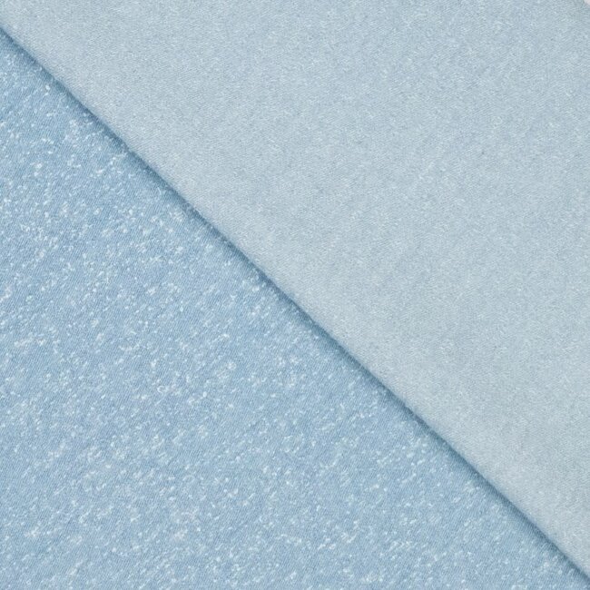 Recycled washed denim - light indigo