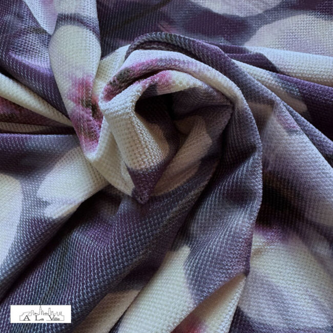 Trivelle purple - fluweel tricot