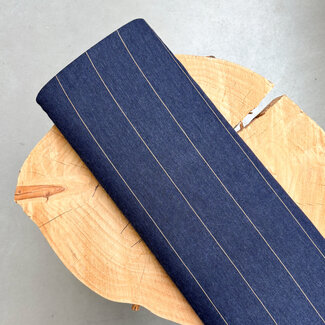 A la ville Rosé stripe denimlook - viscose