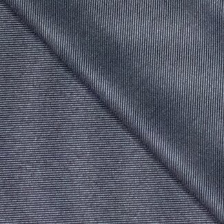 Woven bamboo recycled stripes - denim
