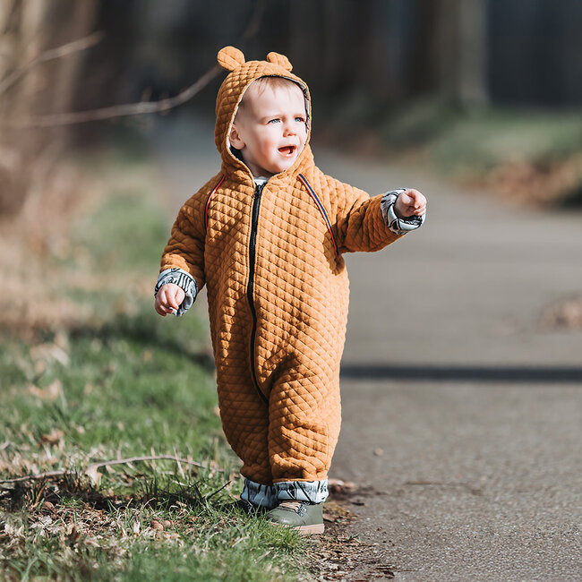 SYAS31 Wegedoornbruin - Matelassé Piqué Tricot