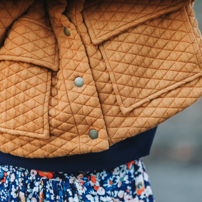 SYAS31 Wegedoornbruin - Matelassé Piqué Tricot