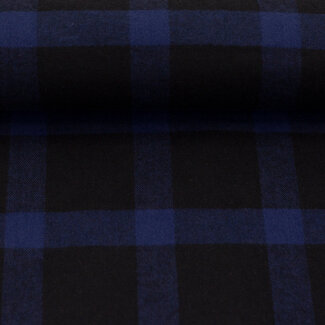 Maverick flanel - black blue