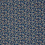 Flowers & wood dark iris - tricot