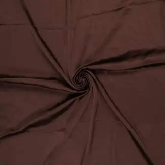 Satijn - chocoladebruin