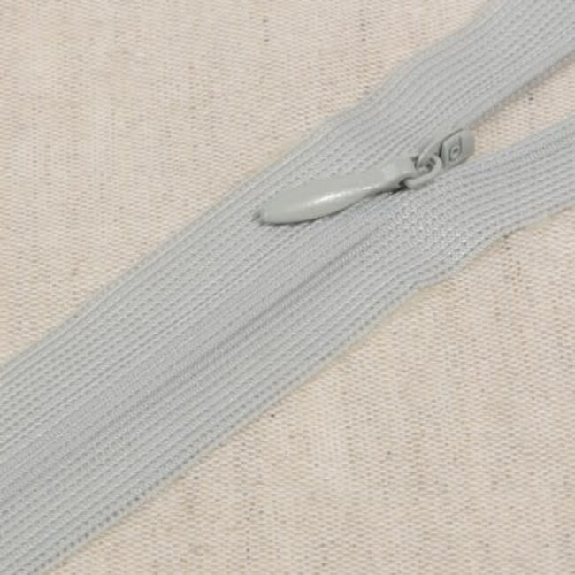 Blinde rits - lichtgrijs 574