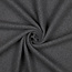 Katoen fleece gots - dark grey melange