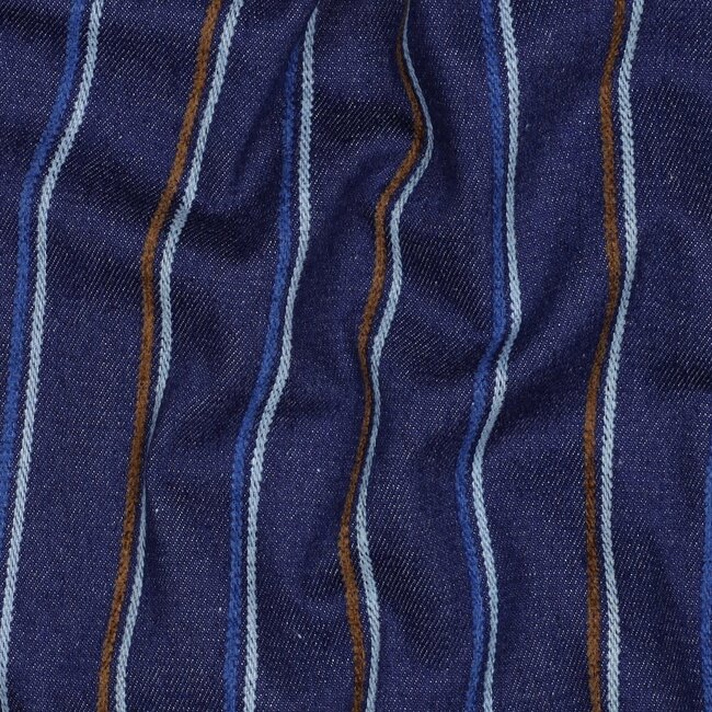 Denim stripes - indigo