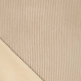 Corduroy fleece supersoft - beige