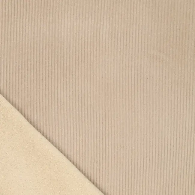 Corduroy fleece supersoft - beige
