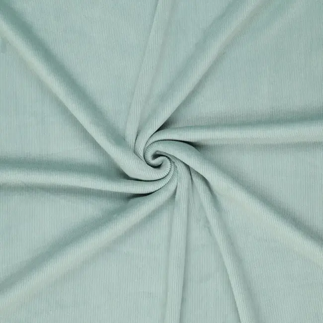 Corduroy fleece supersoft - ocean wave