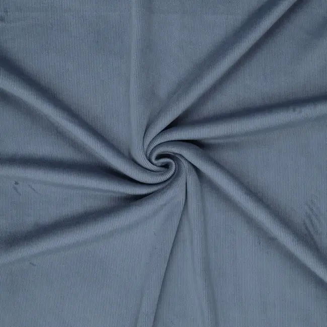 Corduroy fleece supersoft - dusty blue