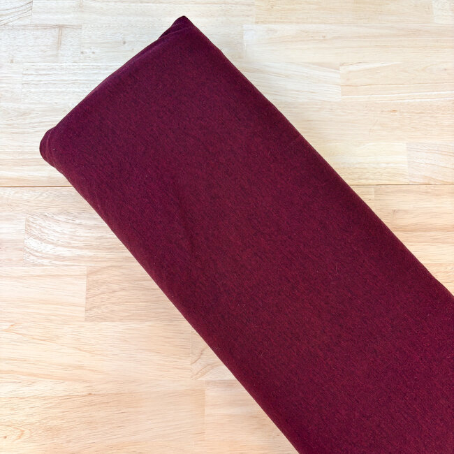 Viscose tricot - bordeaux melange