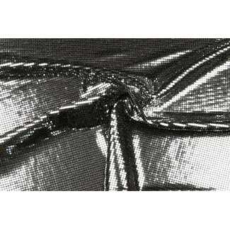 Silver square glitter - tricot