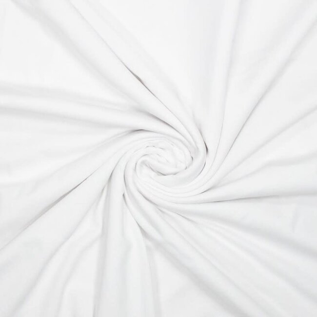 Pure cotton jersey - wit