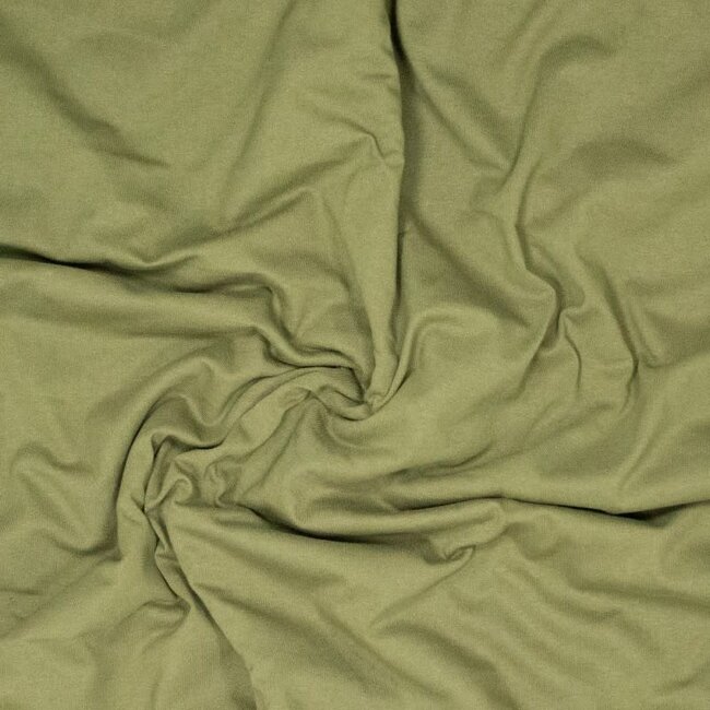 Pure cotton jersey - olijf