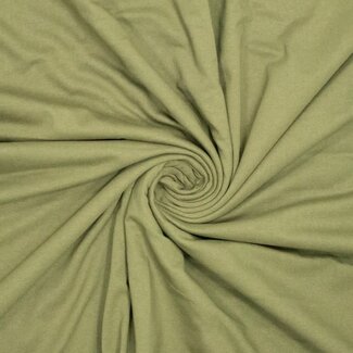 Pure cotton jersey - olijf