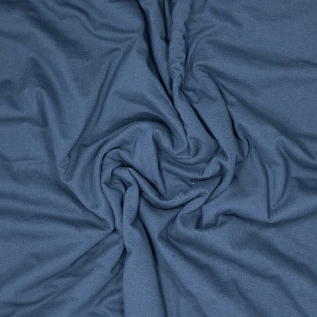 Pure cotton jersey - dark denim