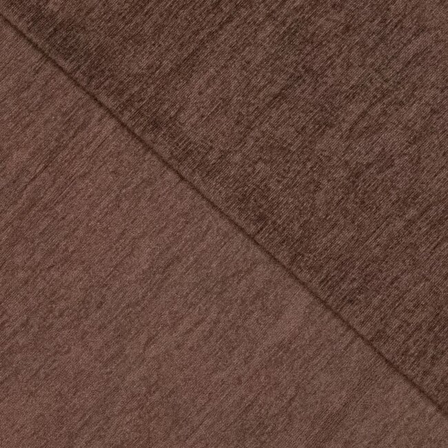 Shiny blousestof - chocoladebruin