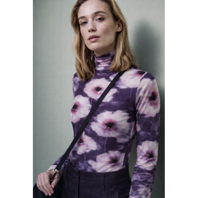 Trivelle purple - fluweel tricot