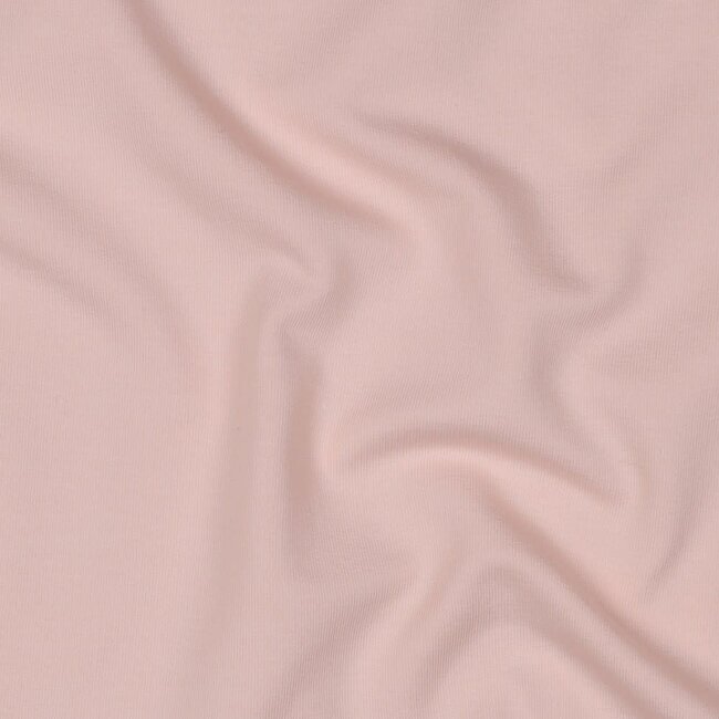 French terry GOTS - Licht roze