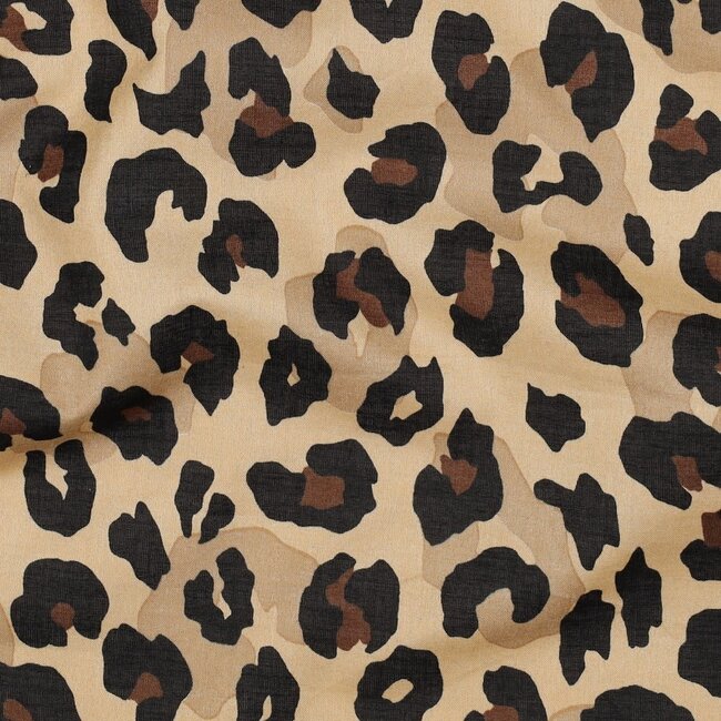 Animal skin camel - cotton voile