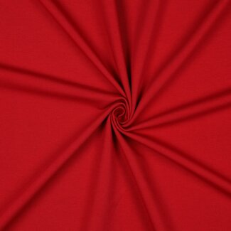 French terry gots - rood