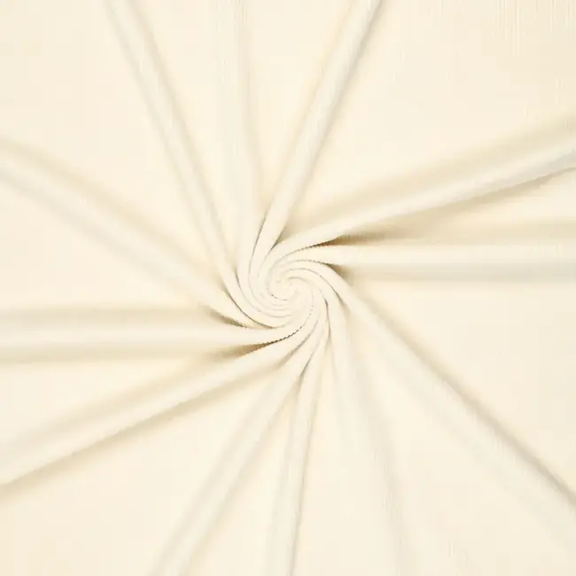 Super soft knitted corduroy - ecru