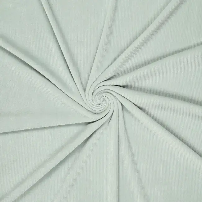 Super soft knitted corduroy - munt