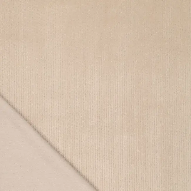 Super soft knitted corduroy - beige