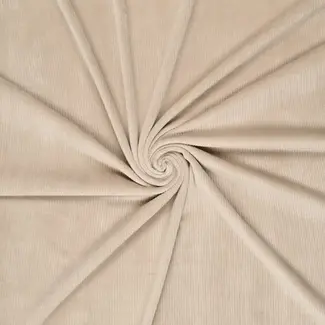 Super soft knitted corduroy - beige