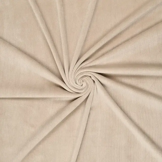 Super soft knitted corduroy - beige