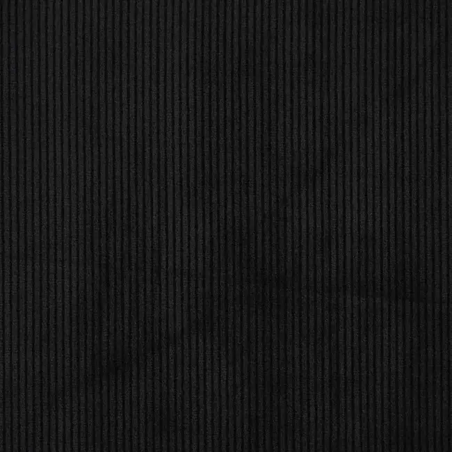 Super soft knitted corduroy - zwart
